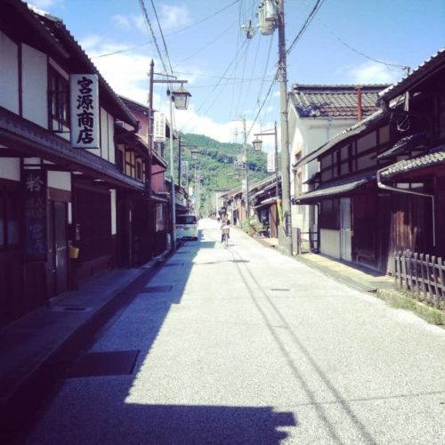 近江八幡の古い町並み