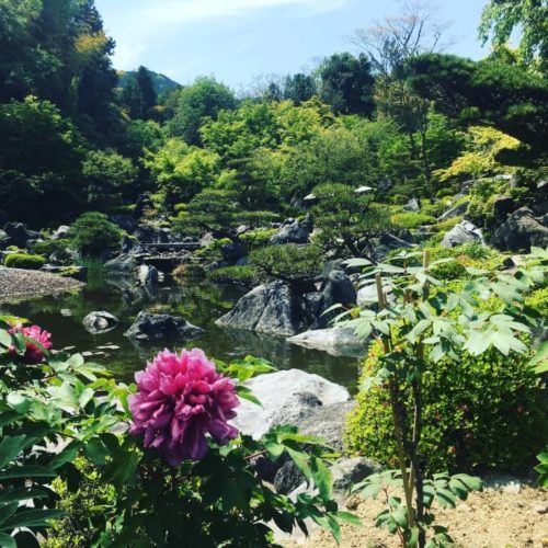 當麻寺奥院の庭園