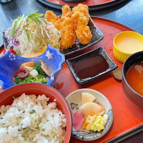 蒲郡ランチ・カキフライ定食