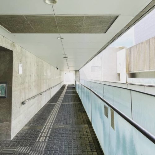 狭山池博物館1階外通路