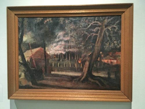 須田国太郎の「夜桜」