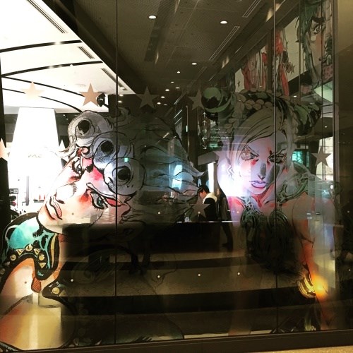 ジョジョ展ベンツカフェコラボ