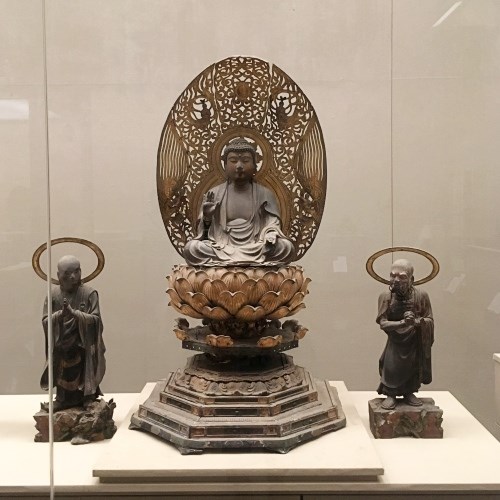 海南市海雲寺の釈迦如来坐像及び迦葉・阿難立像