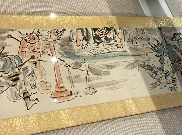 菅楯彦の閻魔大王と鬼たち