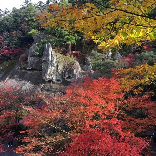 那谷寺の紅葉