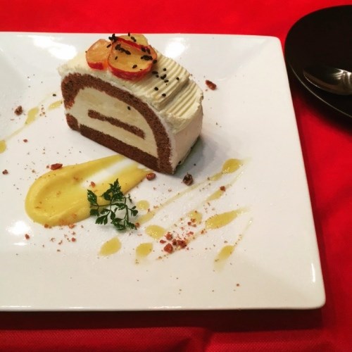 細見美術館のカフェのケーキ