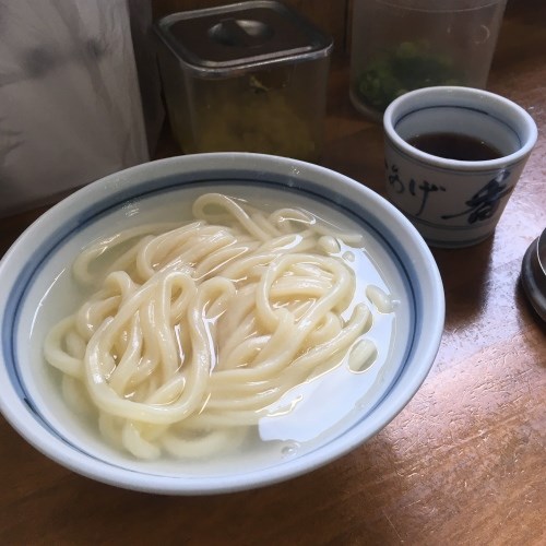長田in香の香の釜揚げうどん