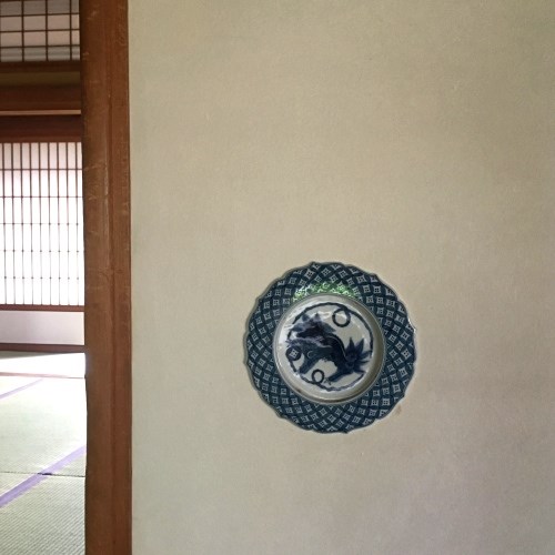 望景亭のふすまの引手