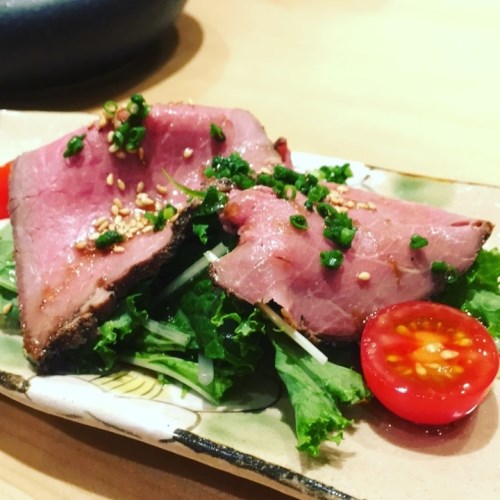 きなりのローストビーフ
