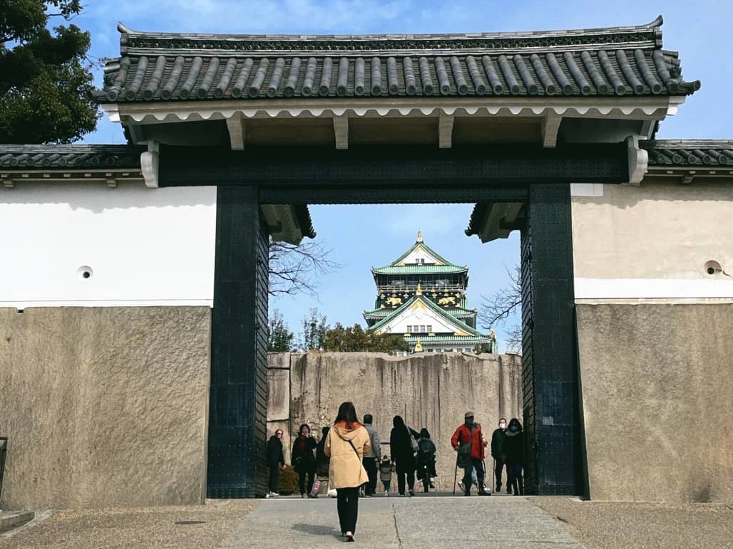大阪城桜門