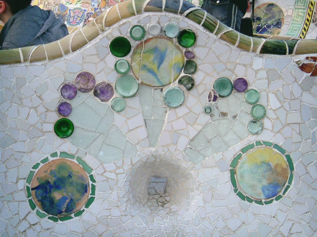 グエル公園のタイル